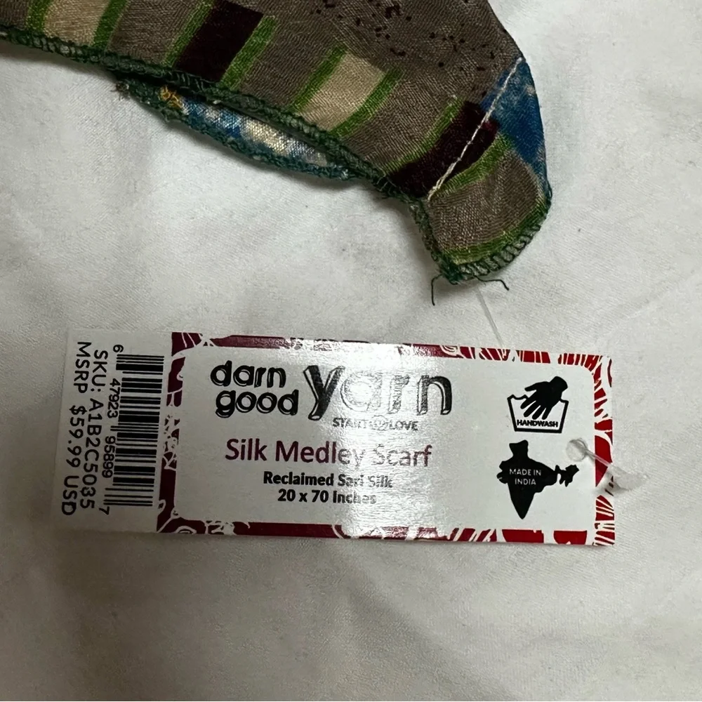 Silk medley scarf made from sari material- Originally $59.95—pick yours!!